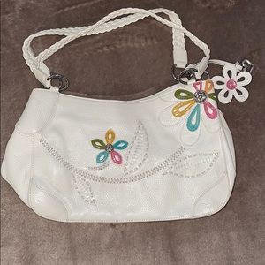 Brighton Leather Floral Handbag
